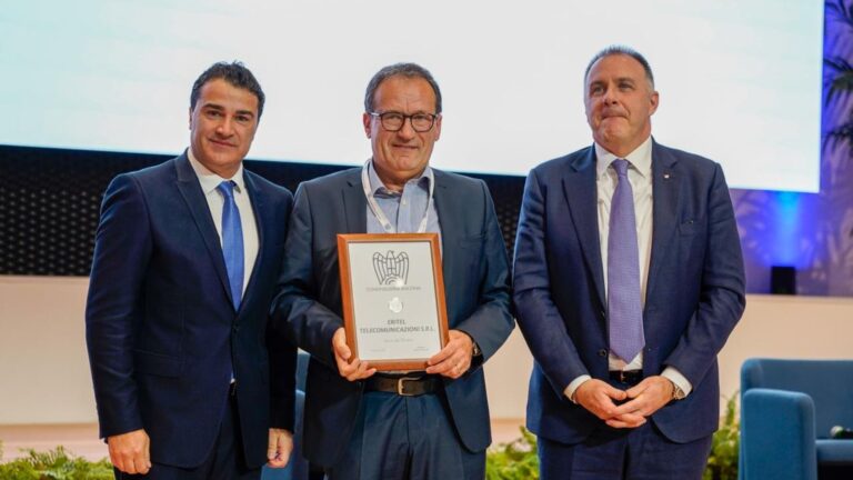 Eritel 25 anni premiata a confndustria