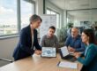 Persone attorno a un tavolo che discutono di NI2 per PMI